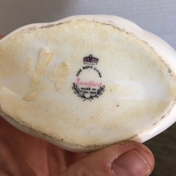 Vtg Sandford Fine Bone China Swan Ceramic Art - Picture 6 of 15
